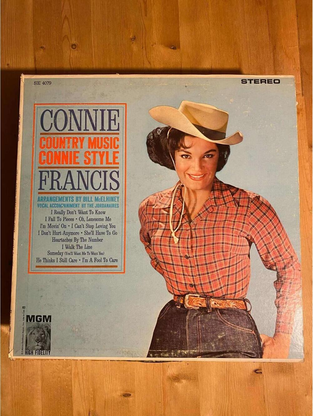 Connie Francis – Country Music Connie Style Vintage 33rpm VG+ AB28
